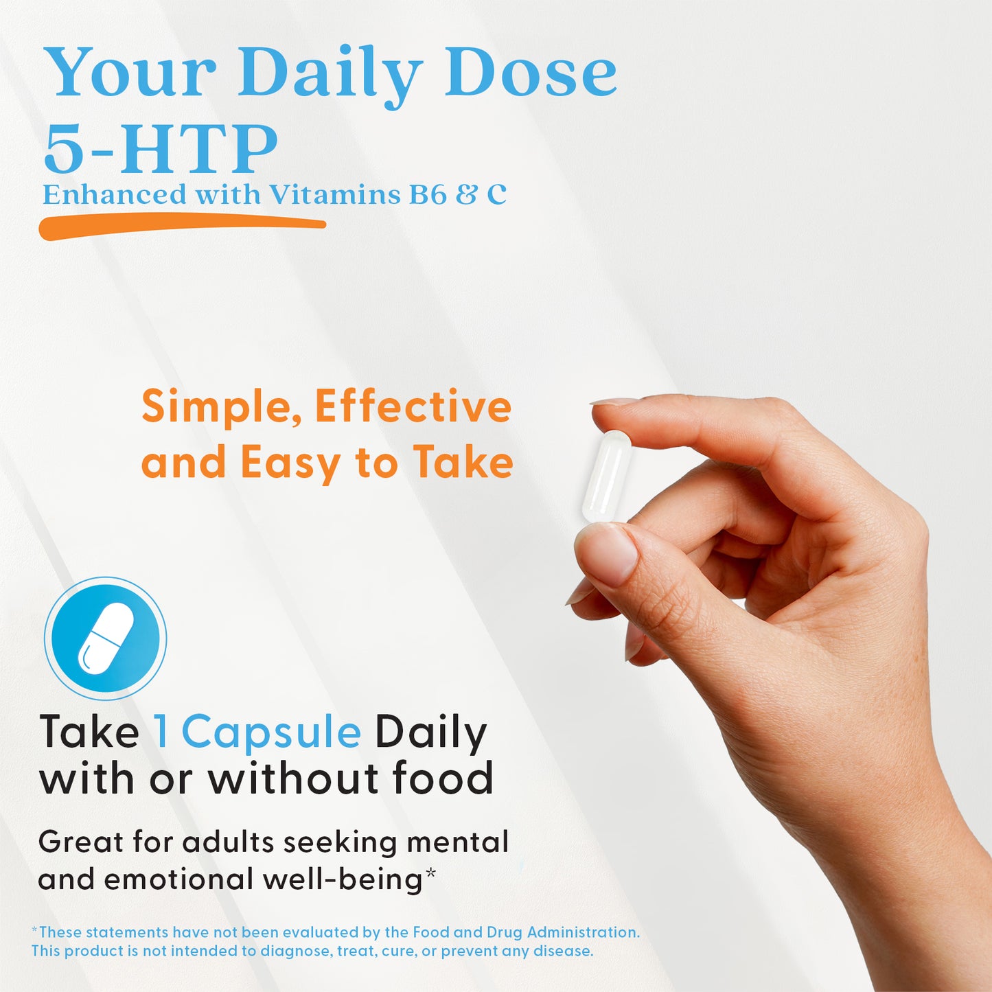 Doctor's Best 5-HTP, Enhanced with Vitamins B6 & C, 120 Veggie Caps