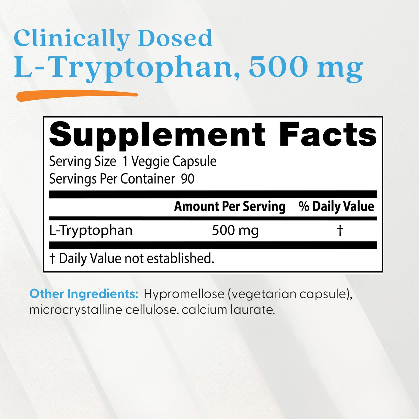 Doctor's Best L-Tryptophan, 500 mg, 90 Veggie Caps