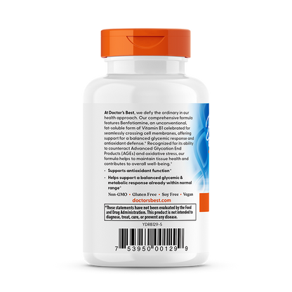 Doctor's Best Benfotiamine 150 with BenfoPure, 150 mg, 120 Veggie Caps