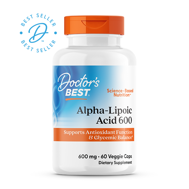 Doctor's Best Alpha-Lipoic Acid, 600 mg, 60 Veggie Caps