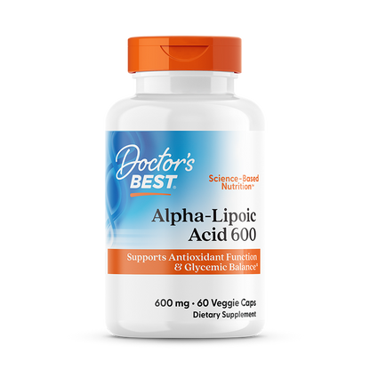 Doctor's Best Alpha-Lipoic Acid 600, 600 mg, 60 Veggie Caps
