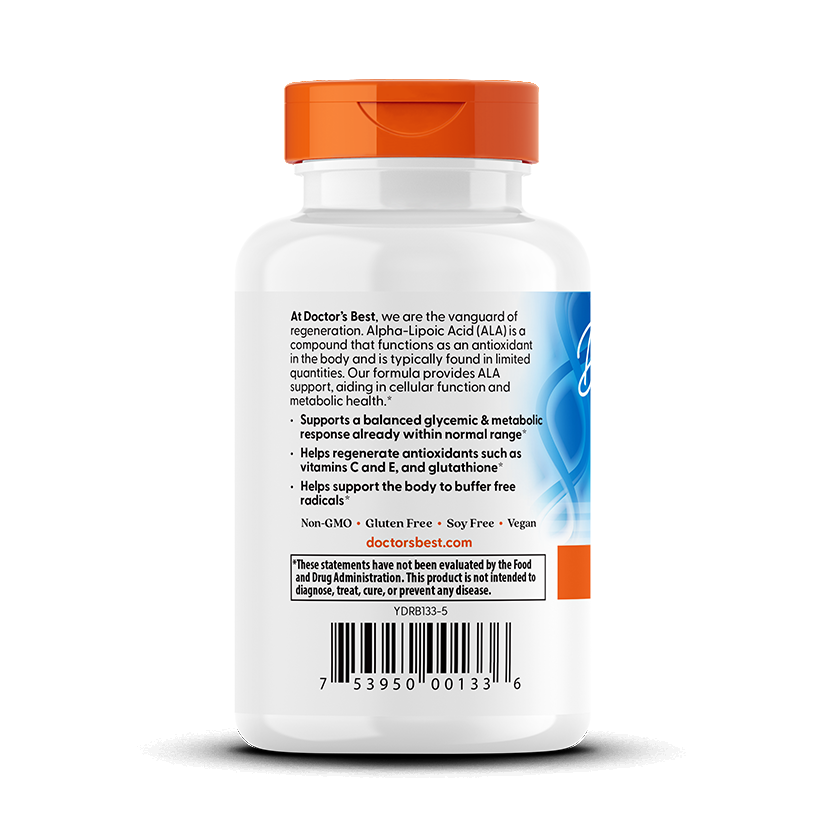 Doctor's Best Alpha-Lipoic Acid, 600 mg, 60 Veggie Caps