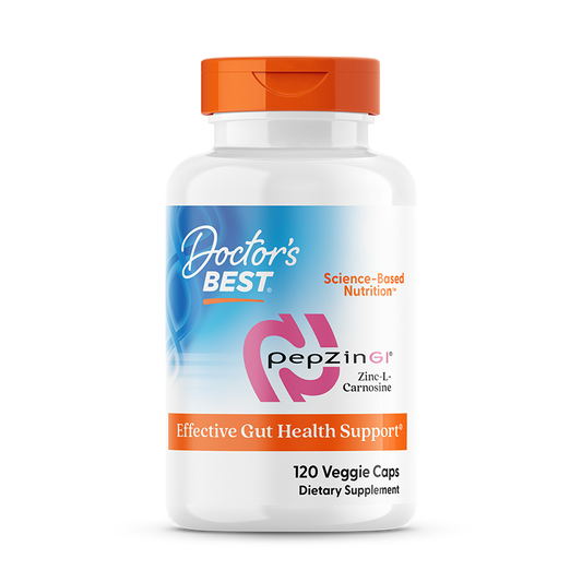 Doctor's Best PepZin GI, Zinc-L-Carnosine Complex, 120 Veggie Caps