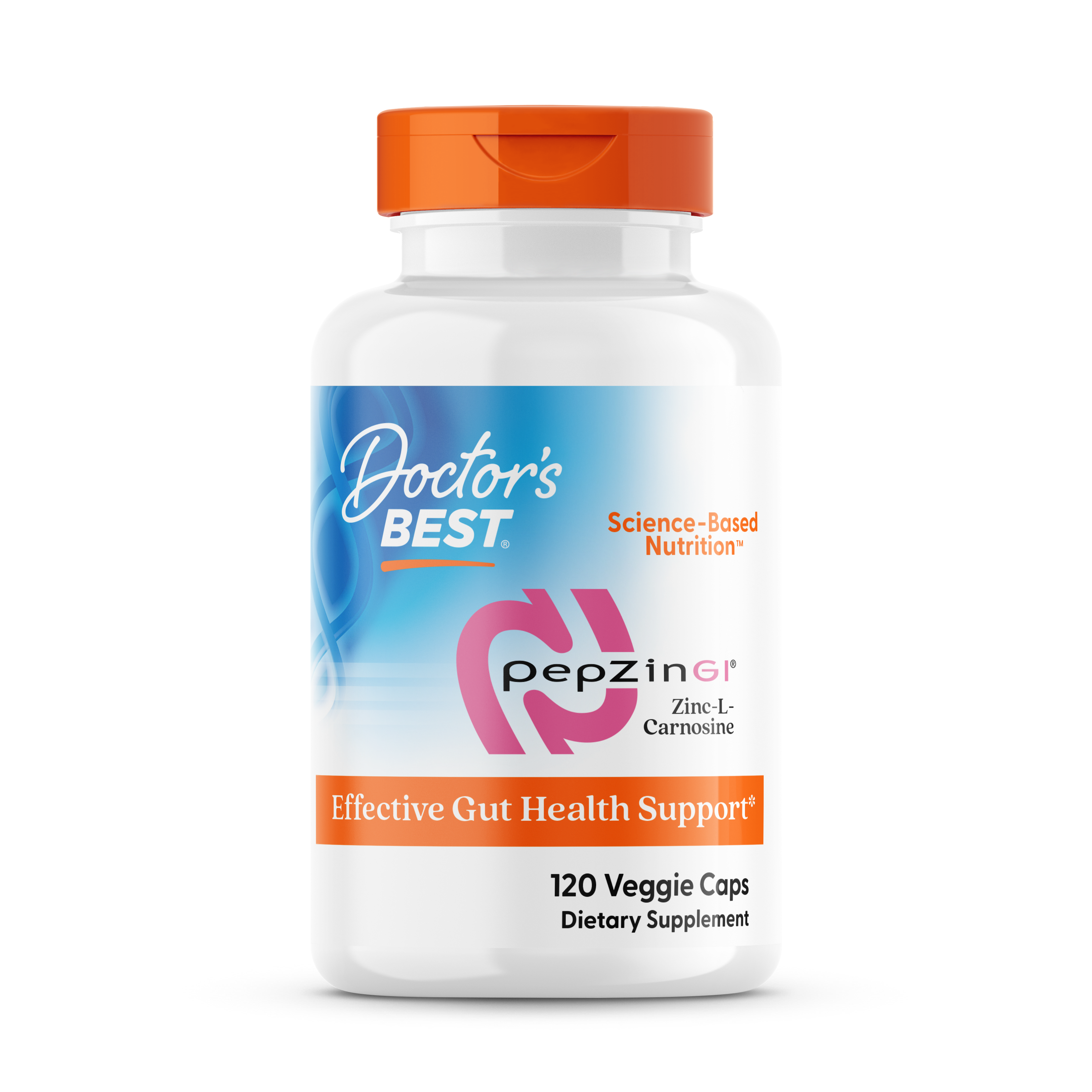 Doctor's Best PepZin GI, Zinc-L-Carnosine Complex, 120 Veggie Caps