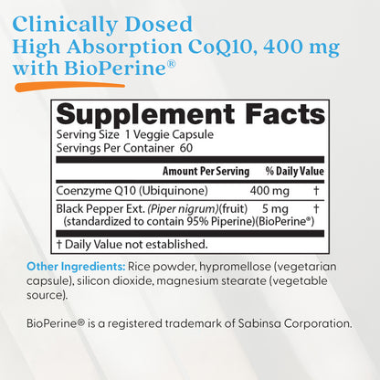 Doctor's Best Acetyl-L-Carnitine, 1000 mg Per Serving, 120 Veggie Caps