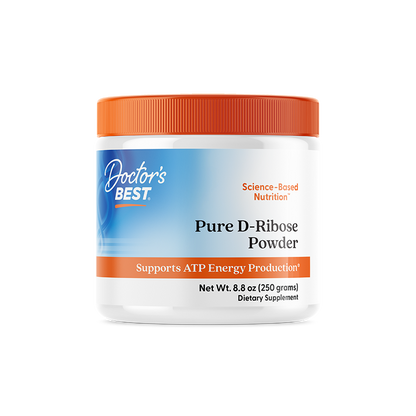 Doctor's Best Pure D-Ribose Powder with BioEnergy Ribose, 8.8 oz (250 g)