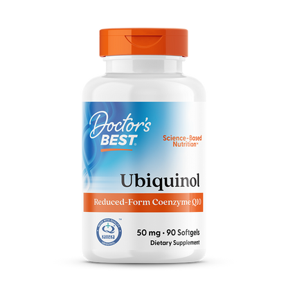 Doctor's Best Ubiquinol with Kaneka, 50 mg, 90 Softgels