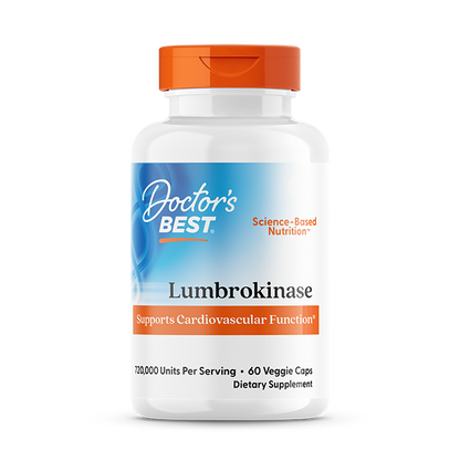 Doctor's Best Lumbrokinase, 20 mg, 60 Veggie Caps