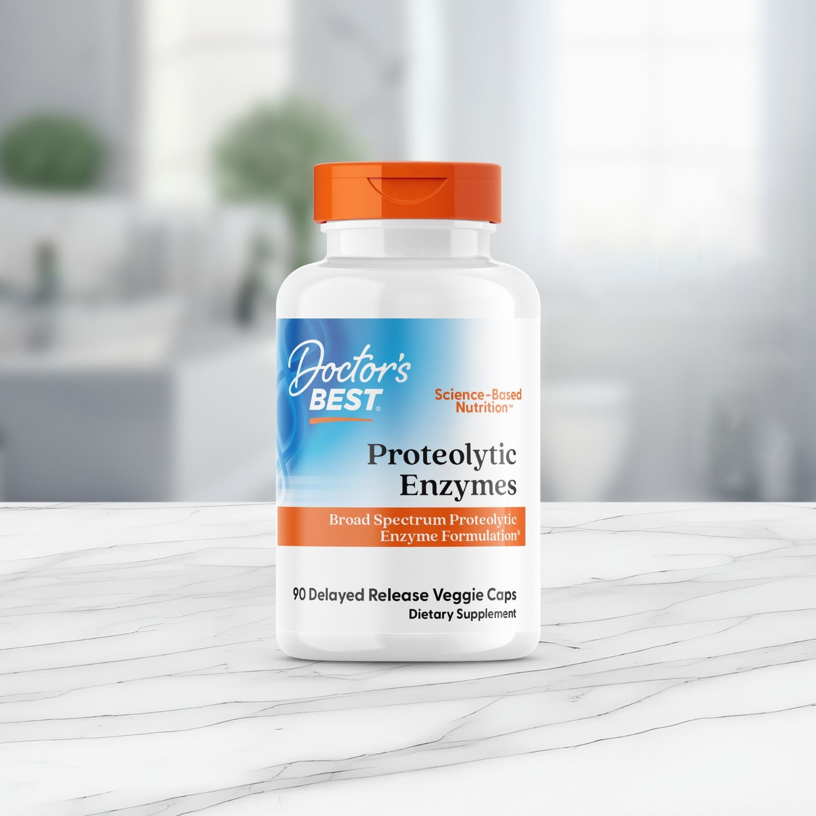 Doctor's Best Proteolytic Enzymes, 90 Delayed Release Veggie Caps