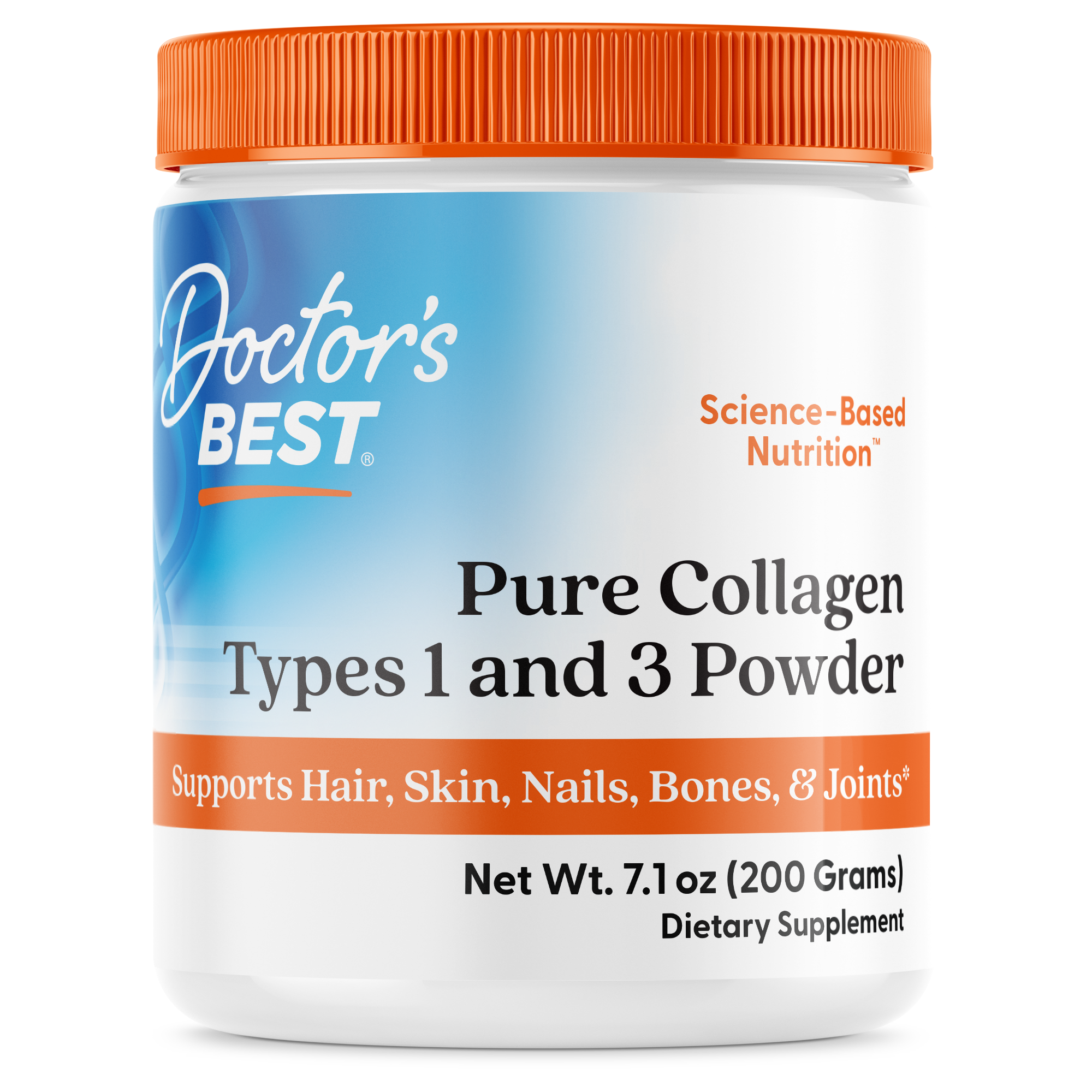 Doctor's Best Pure Collagen Types 1 and 3 Powder, 7.1 oz (200 g)