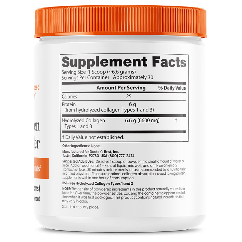 Doctor's Best Pure Collagen Types 1 and 3 Powder, 7.1 oz (200 g)