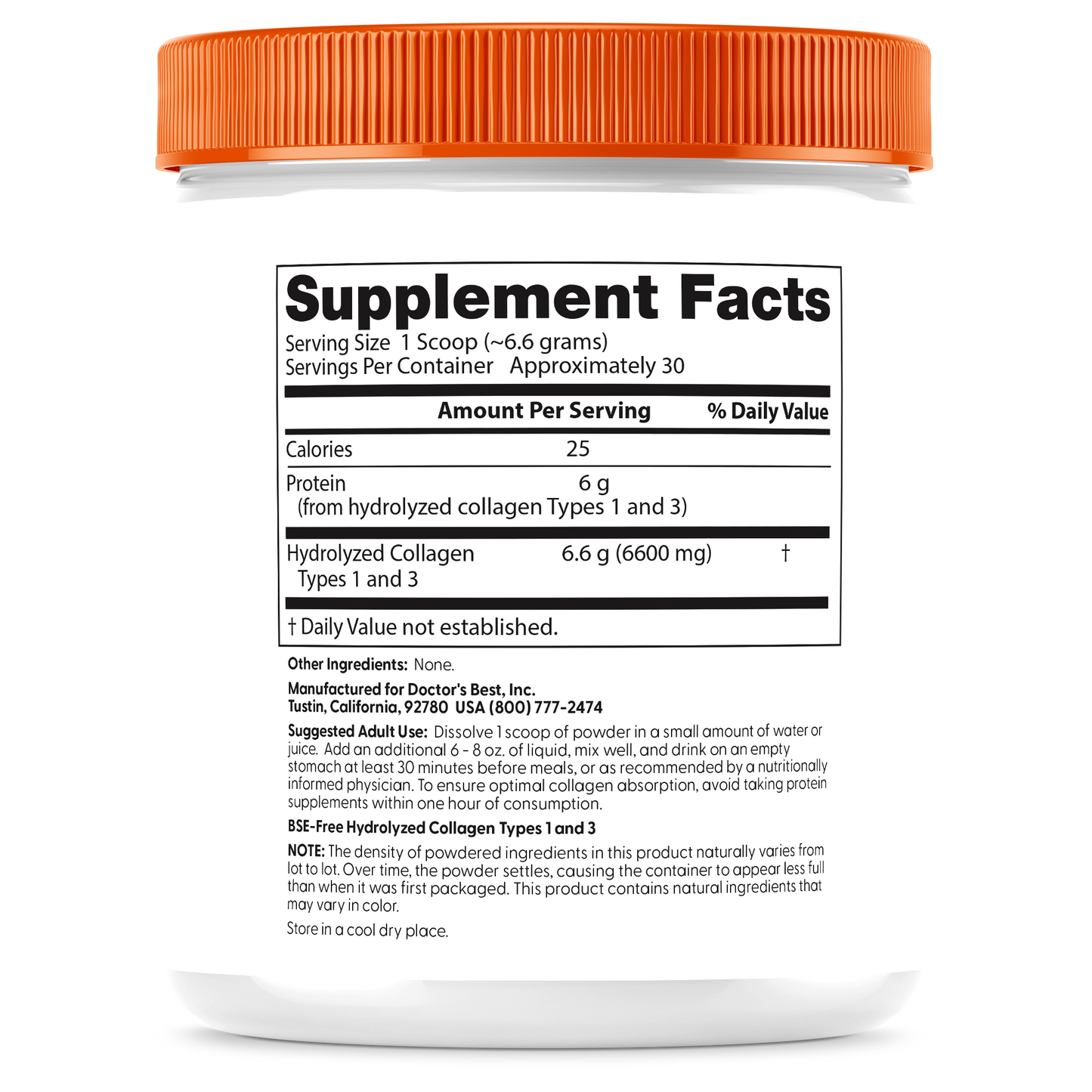 Doctor's Best Pure Collagen Types 1 and 3 Powder, 7.1 oz (200 g)