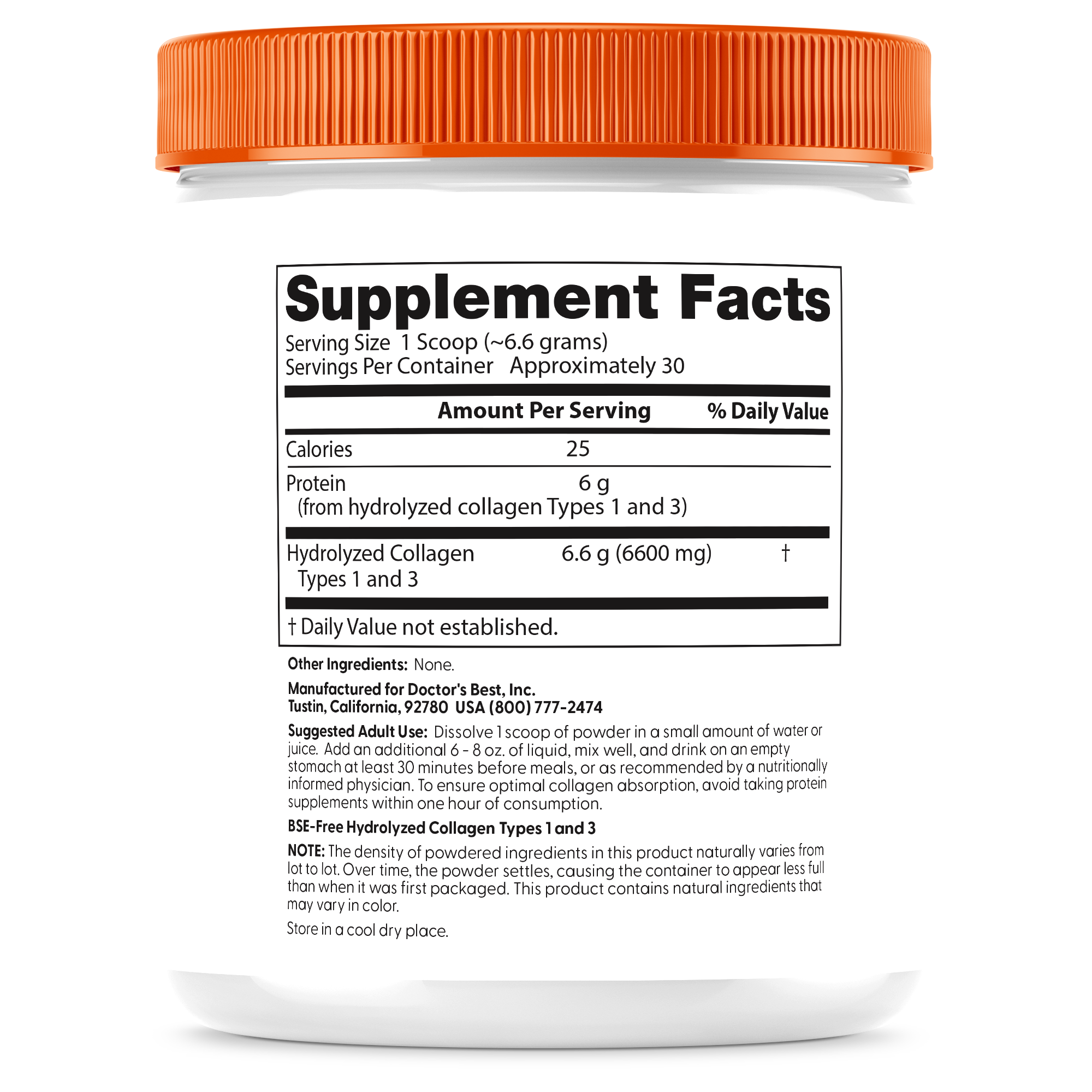 Doctor's Best Pure Collagen Types 1 and 3 Powder, 7.1 oz (200 g)