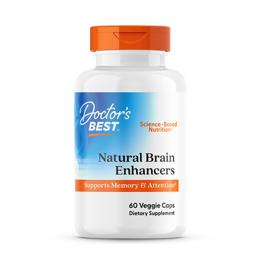Doctor's Best Natural Brain Enhancers with AlphaSize and SerinAid, 60 Veggie Caps