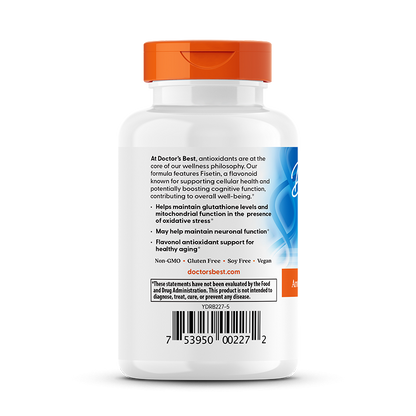 Doctor's Best Fisetin with Novusetin, 100 mg, 30 Veggie Caps