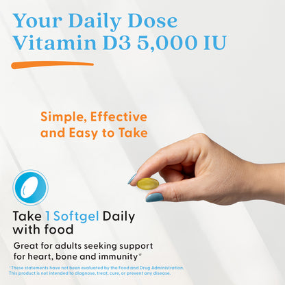 Doctor's Best Vitamin D3, 125 mcg (5,000 IU), 360 Softgels