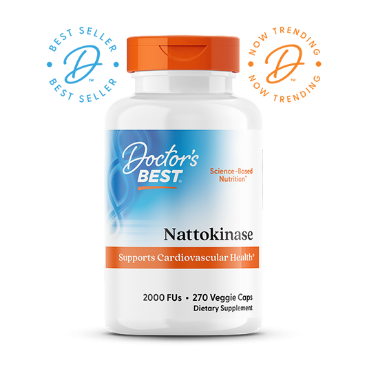Doctor's Best Nattokinase, 2,000 FUs, 270 Veggie Caps
