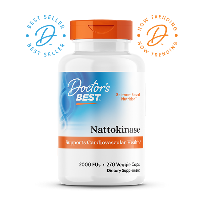 Doctor's Best Nattokinase, 2,000 FUs, 270 Veggie Caps