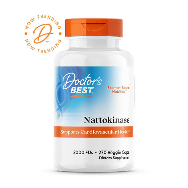 Doctor's Best Nattokinase, 2,000 FUs, 270 Veggie Caps