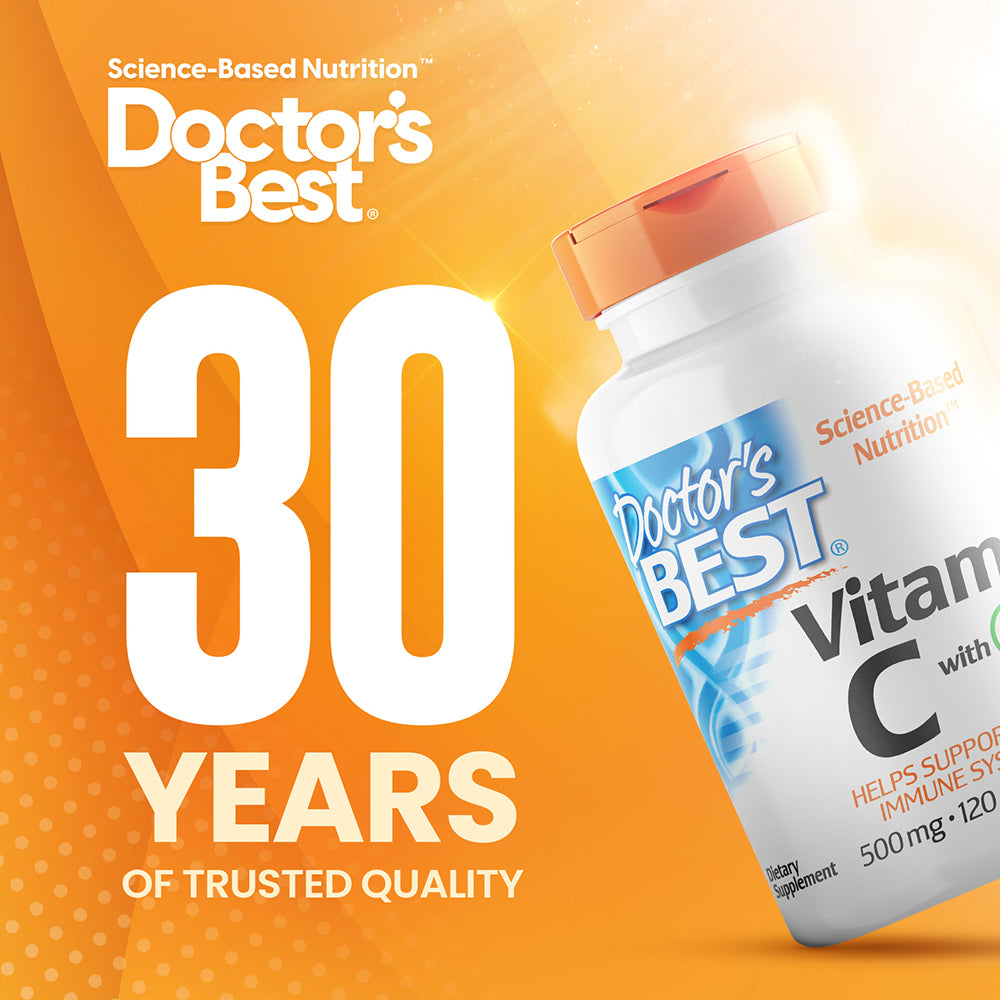 Doctor's Best Vitamin C with Q-C, 500 mg, 120 Veggie Caps