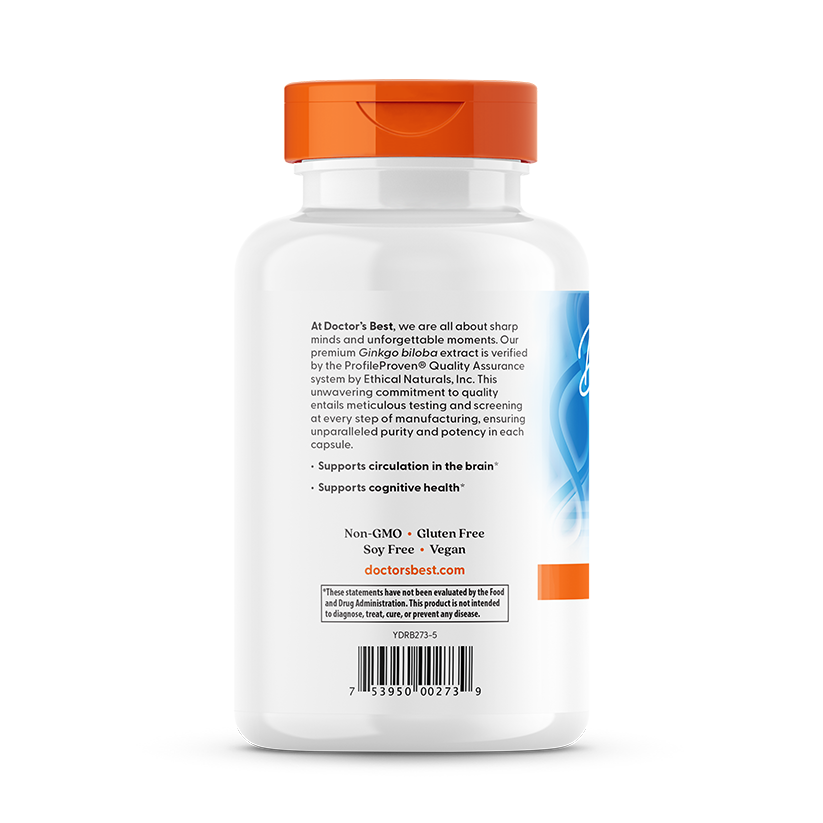 Doctor's Best Extra Strength Ginkgo, 120 mg, 360 Veggie Caps