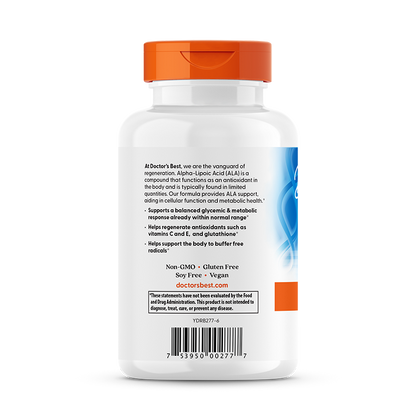 Doctor's Best Alpha-Lipoic Acid 300, 300 mg, 180 Veggie Caps