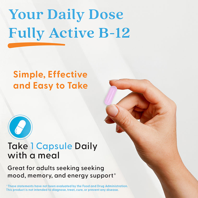 Doctor's Best Fully Active B12, 1,500 mcg, 60 Veggie Caps