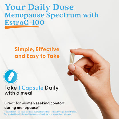 Doctor's Best Menopause Spectrum with EstroG-100, 30 Veggie Caps
