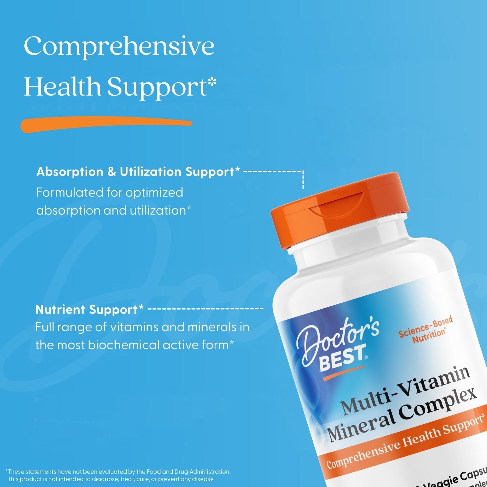 Doctor's Best Multi-Vitamin with Vitashine D3 and Quatrefolic, 90 Vegg Doctor's Best Multi-Vitamin with Vitashine D3 and Quatrefolic, 90 Vegg