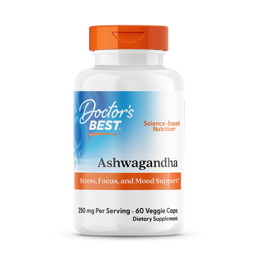Doctor's Best Ashwagandha with Sensoril, 125 mg, 60 Veggie Caps