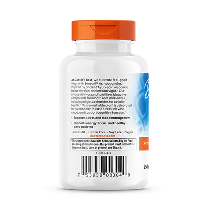 Doctor's Best Ashwagandha with Sensoril, 125 mg, 60 Veggie Caps