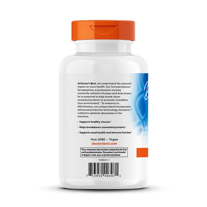 Doctor's Best High Potency Serrapeptase, 120,000 SPU, 270 Veggie Caps