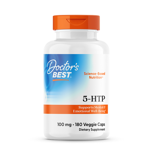Doctor's Best 5-HTP, 100 mg, 180 Veggie Caps