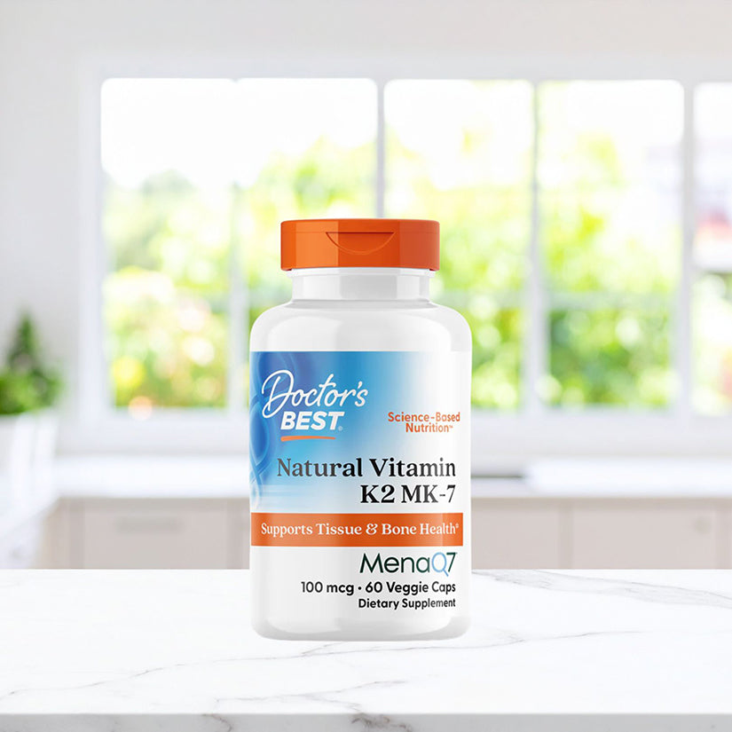 健康・医学 mikawa Doctor's Best Natural Vitamin K2 MK-7 with MenaQ7, 100 mcg, 60 Veggie