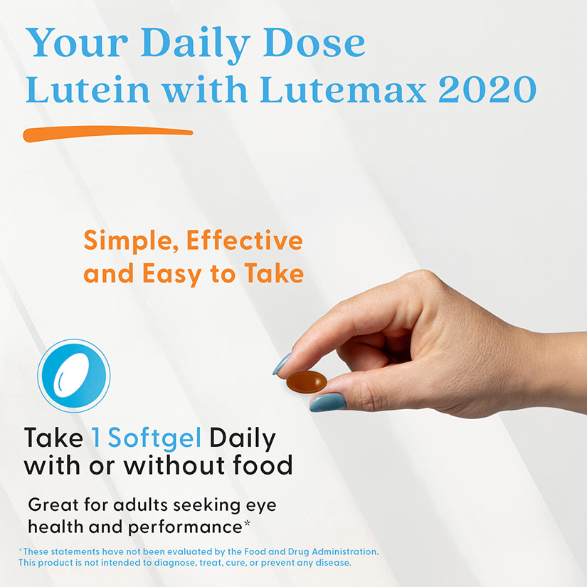 Doctor's Best Lutein with Lutemax 2020, 20 mg, 60 Softgels