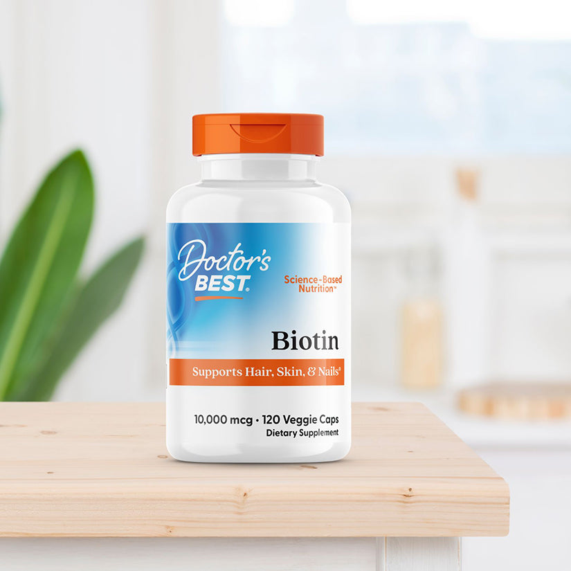 Doctor's Best Biotin, 10,000 mcg, 120 Veggie Caps