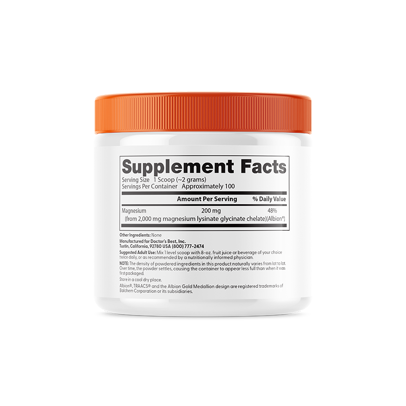 Doctor's Best High Absorption Magnesium Powder, 7.1 oz (200 g)