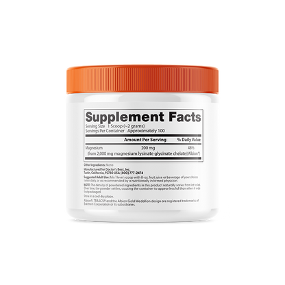 Doctor's Best High Absorption Magnesium Powder, 7.1 oz (200 g)