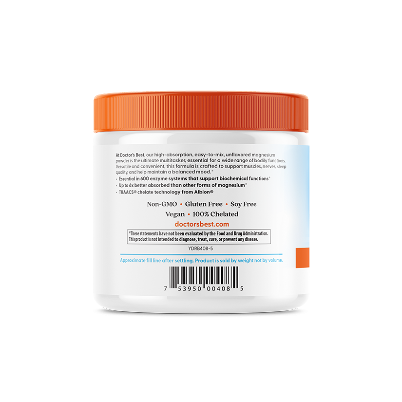 Doctor's Best High Absorption Magnesium Powder, 7.1 oz (200 g)