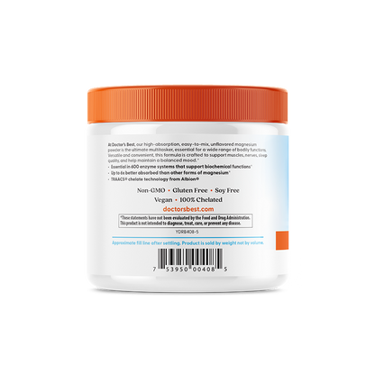 Doctor's Best High Absorption Magnesium Powder, 7.1 oz (200 g)