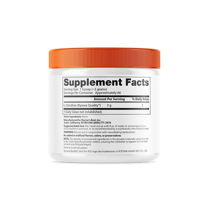 Doctor's Best L-Citrulline Powder, 7 oz (200 g)