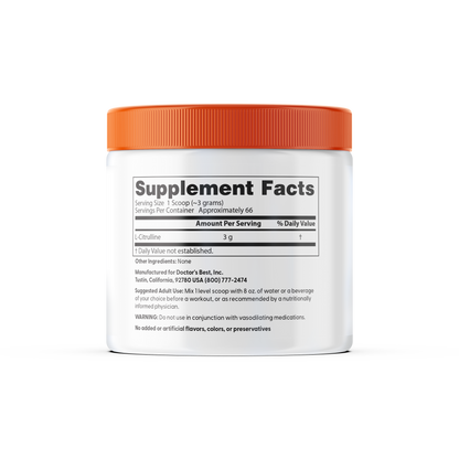 Doctor's Best L-Citrulline Powder, 7 oz (200 g)
