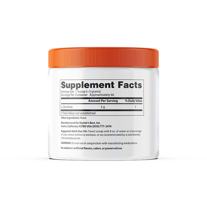 Doctor's Best L-Citrulline Powder, 7 oz (200 g)