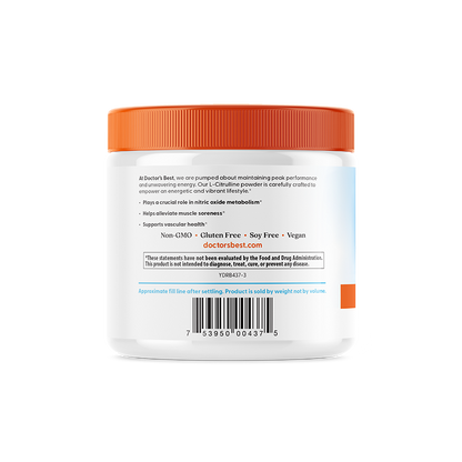 Doctor's Best L-Citrulline Powder, 7 oz (200 g)