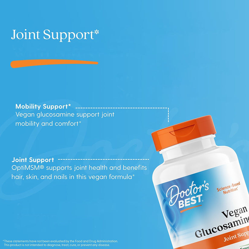 Doctor's Best Vegan Glucosamine Sulfate with GreenGrown Glucosamine, 7
