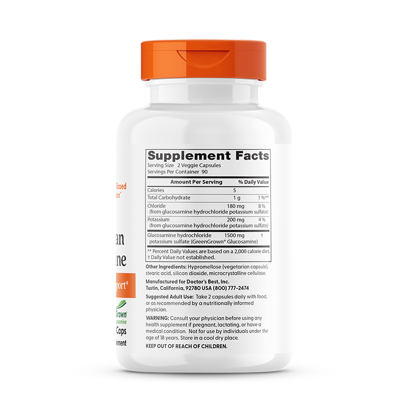 doctor's best l-carnitine 180 veggies CoQ10 Magnesium, 90 Veggie Caps Doctor's Best Vegan Glucosamine Sulfate