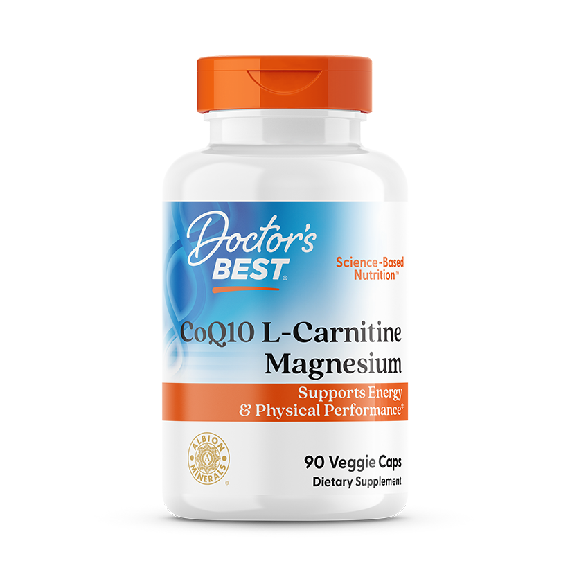 Doctor's Best CoQ10 L-Carnitine Magnesium, 90 Veggie Caps
