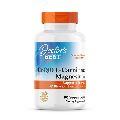 Doctor's Best CoQ10 L-Carnitine Magnesium, 90 Veggie Caps