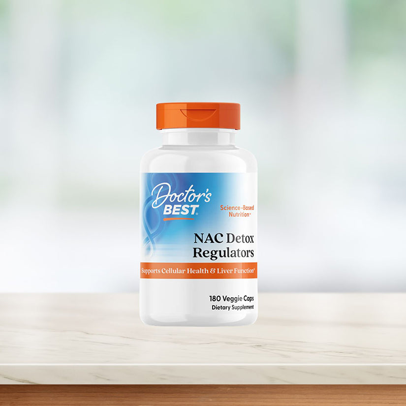 Doctor's Best NAC Detox Regulators, 180 Veggie Caps