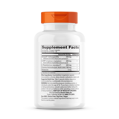 Doctor's Best Superior Sleep with Sensoril AlphaWave, 60 Veggie Caps